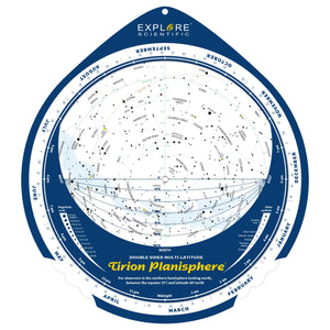 Tirion Double-Sided Multi-Latitude Planisphere