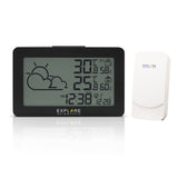 Explore Scientific Large Display Weather Station with Temperature and Humidity